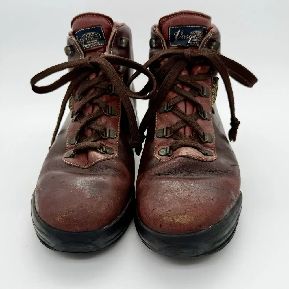 VASQUE Gore-Tex Hiking Boots 8.5M Sundowner Skywalk 7535 Leather Italy Vintage
